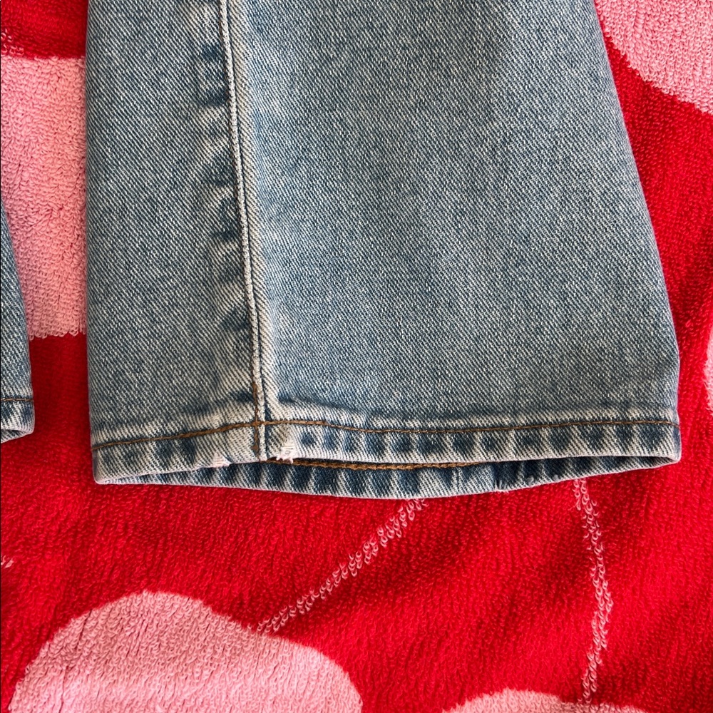 Madewell two-tone Retro Crop Bootcut size 25 Denim Jeans - Picture 11 of 12
